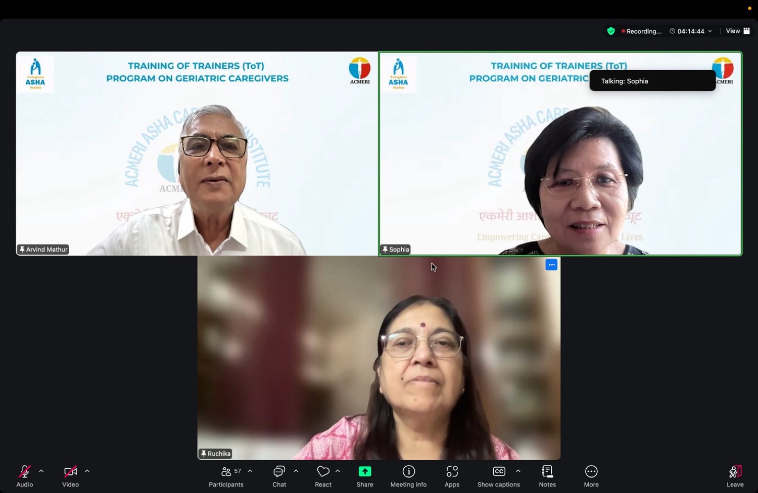 Online Training of Trainers